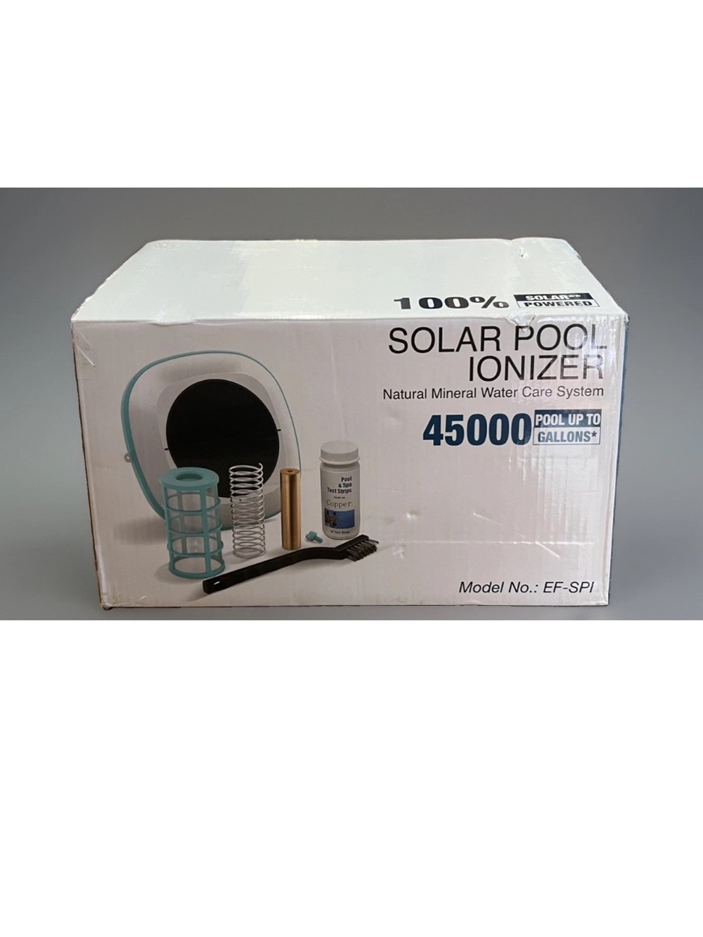 Solar powered Pool Ionizer Kills Algae Reduces Chlorine,Covers up to 35,000 gal